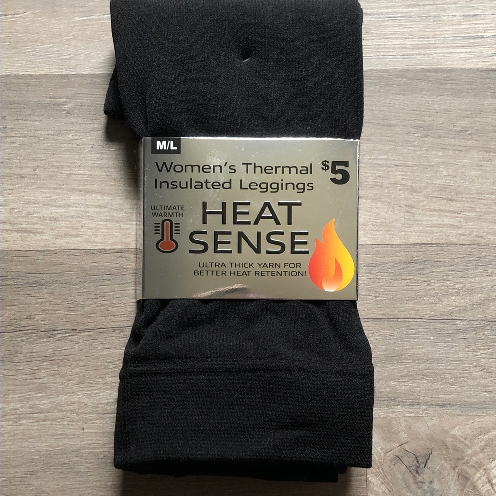Black Thermal Insulated Leggings